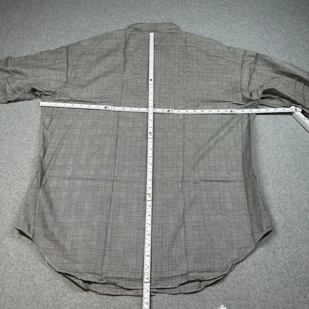 Vintage Polo Ralph Lauren Andrew Glen Plaid Shirt‎ 17 34/35~XL Y2K Monogram